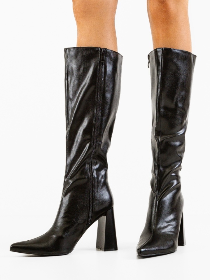 Cizme dama Hibiki Negre