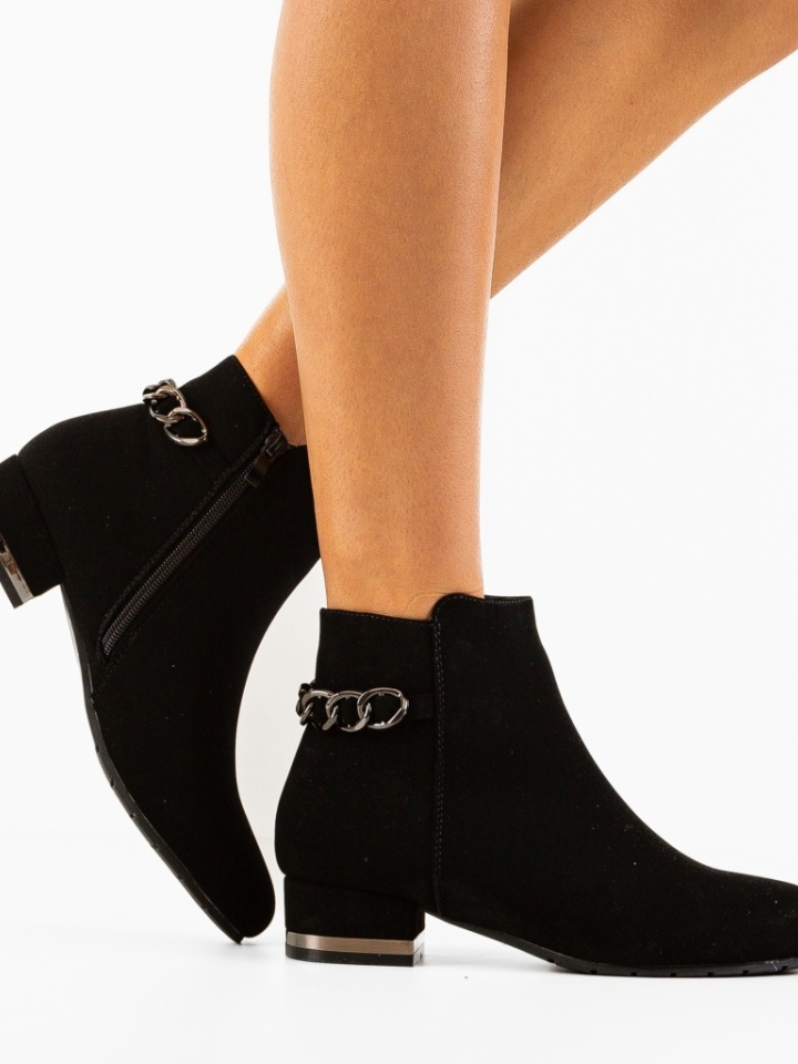 Botine dama Solis Negre