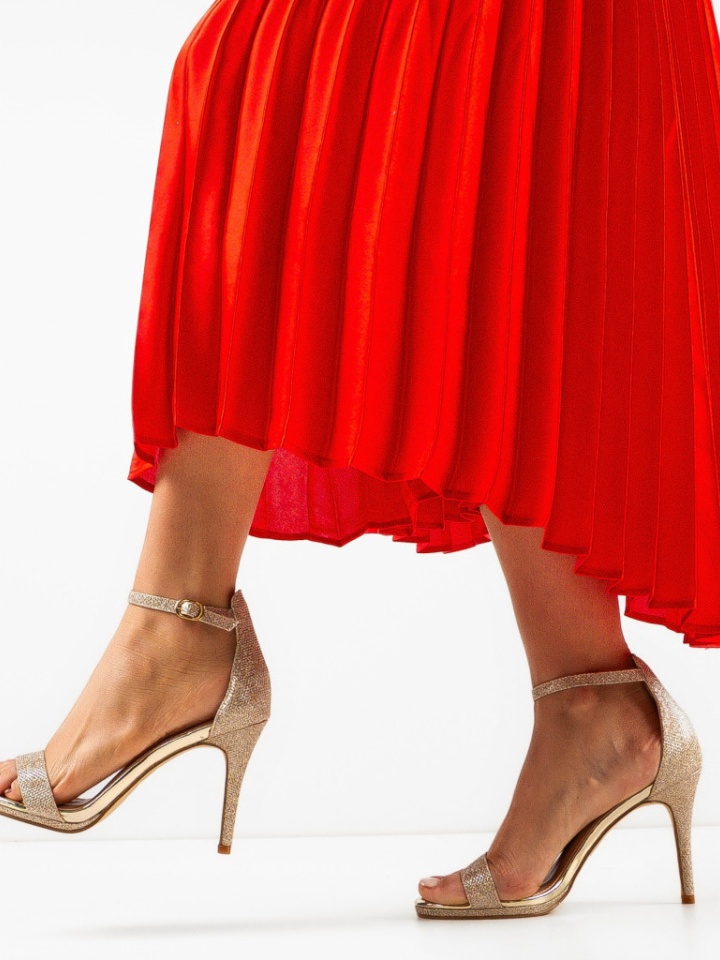 Sandale cu toc Krijo Negri