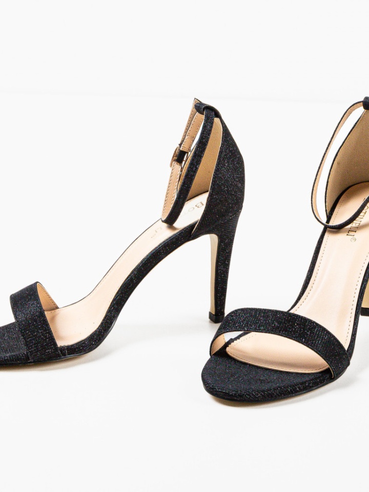 Sandale cu toc Ayrane Negre