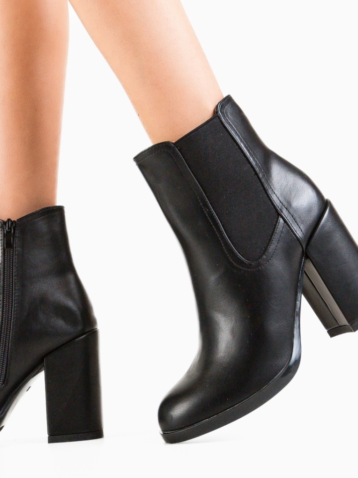 Botine dama Frost Negre