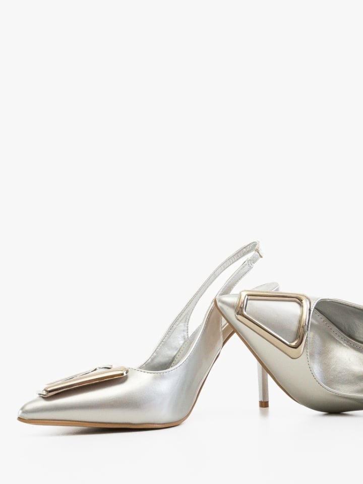 Pantofi dama Malas Argintii