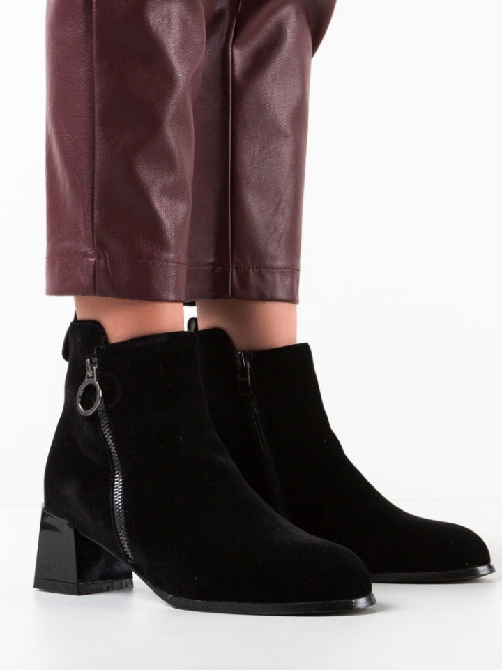 Botine dama Henrietta Negre