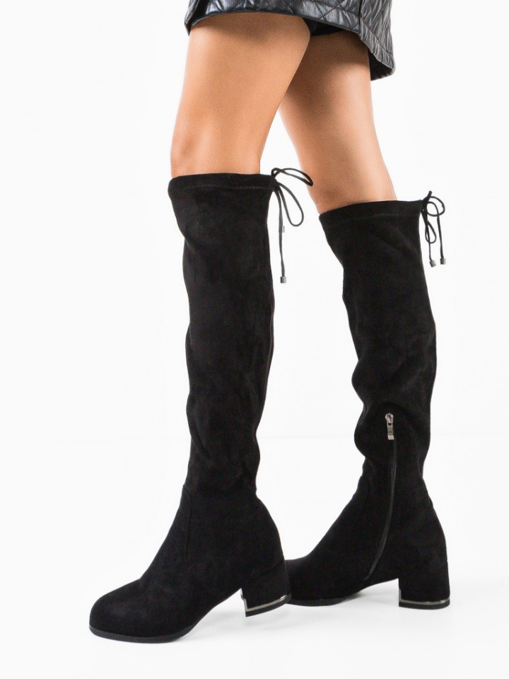 Cizme dama Heelis Negre