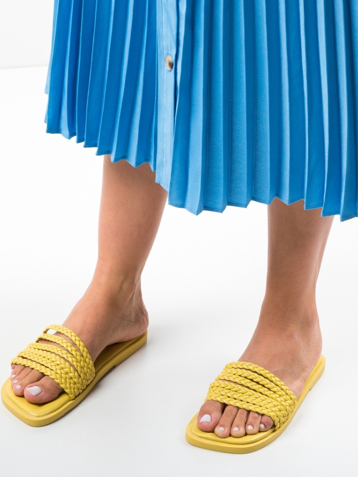 Papuci Nailin Galbeni