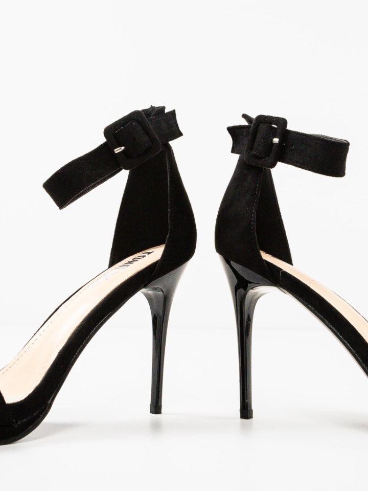 Sandale cu toc Ravan Argintii