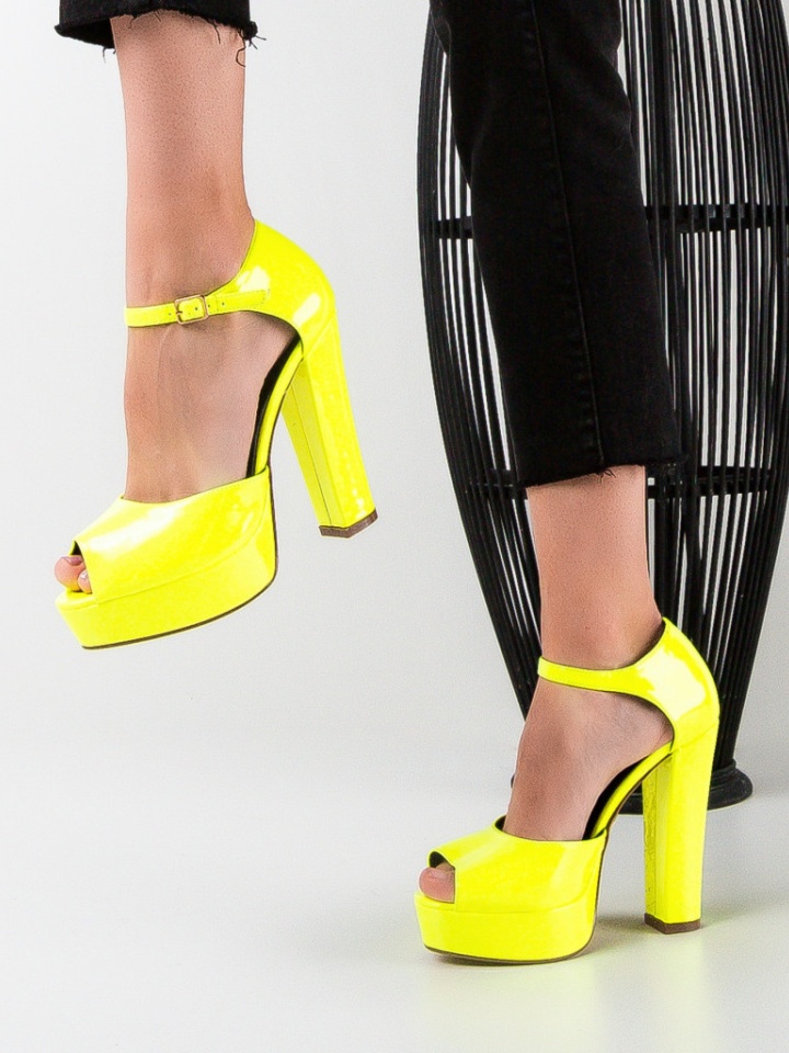 Sandale dama Holden Verzi Neon