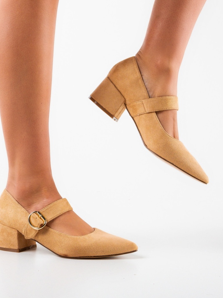 Pantofi dama Carole Camel