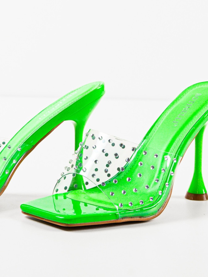 Saboti cu toc Zara Roz