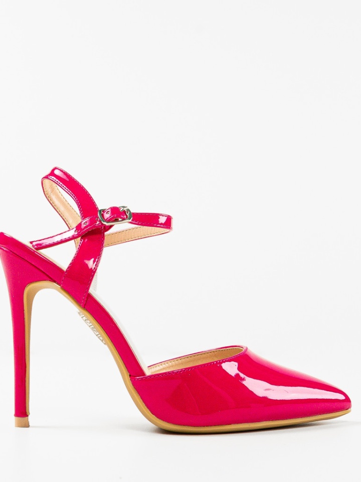 Pantofi cu toc Sambyal Albi