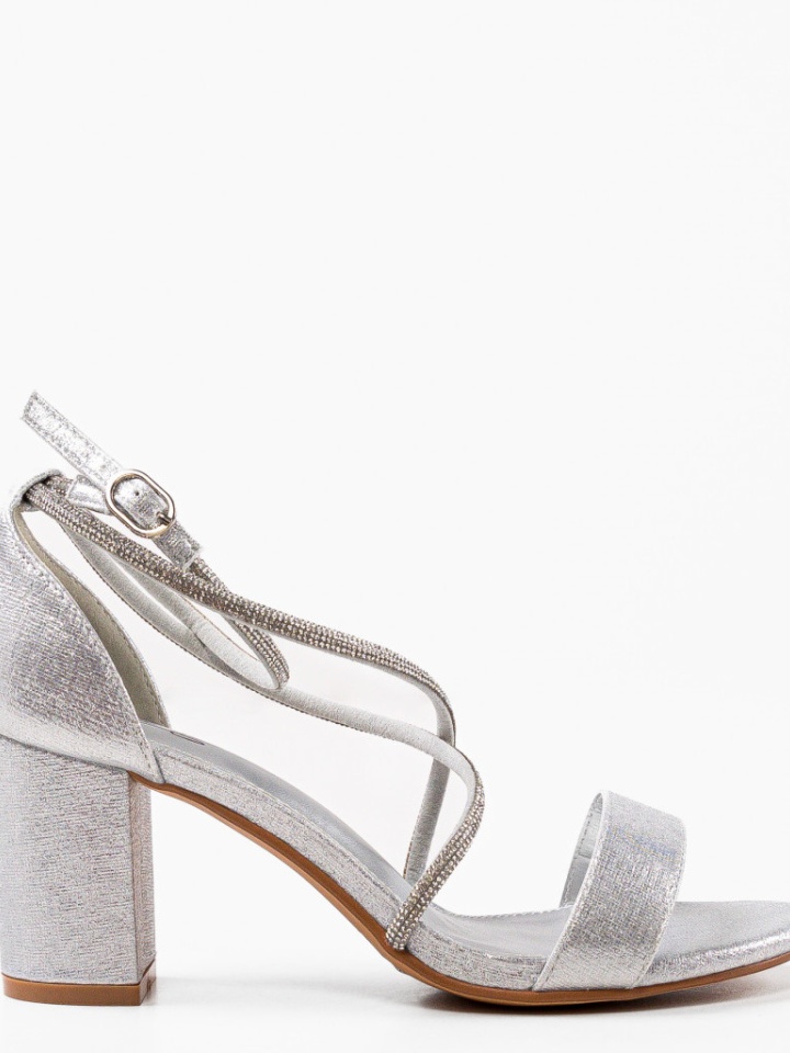 Sandale cu toc Josie Negre