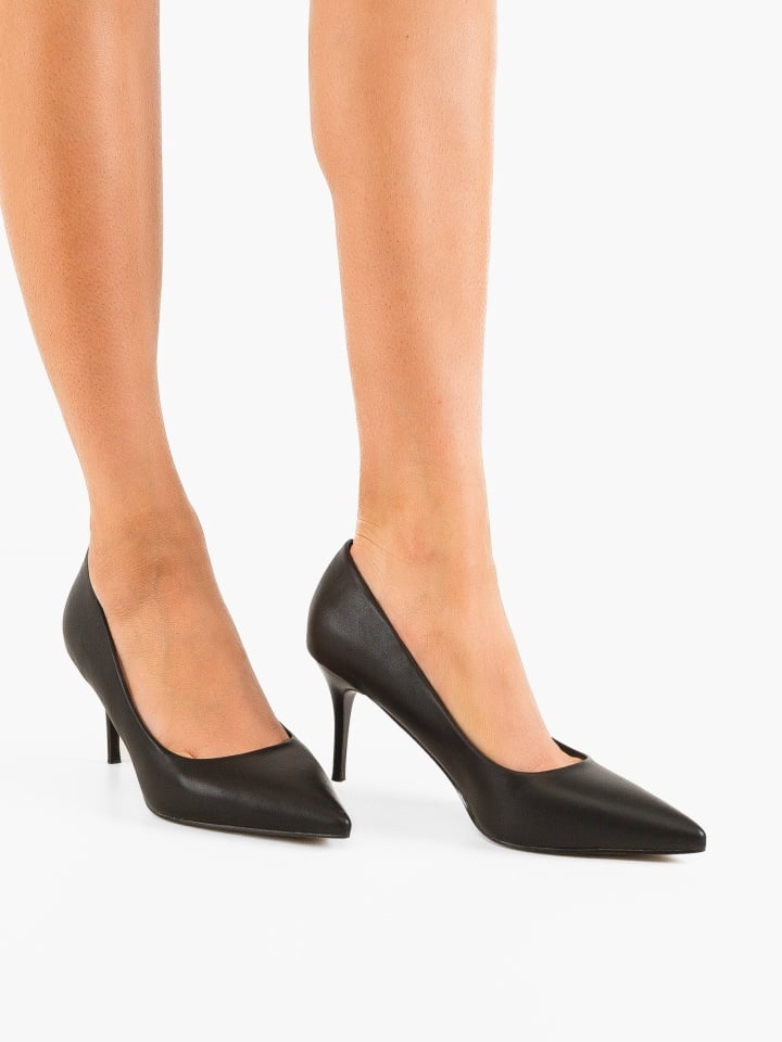 Pantofi stiletto dama Adra Bej