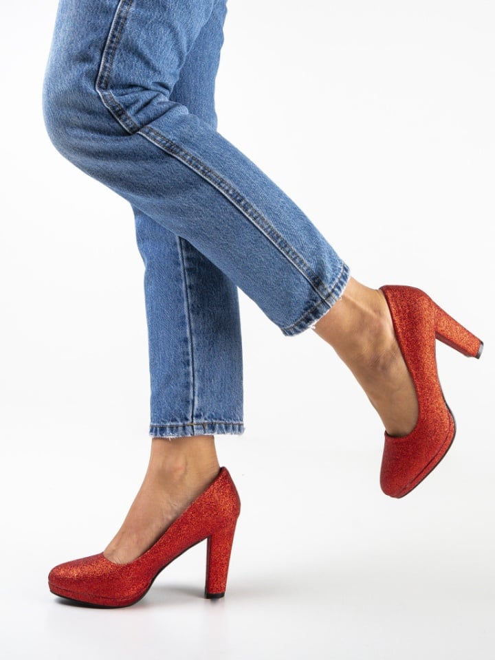 Pantofi Tregaza Rosii 2