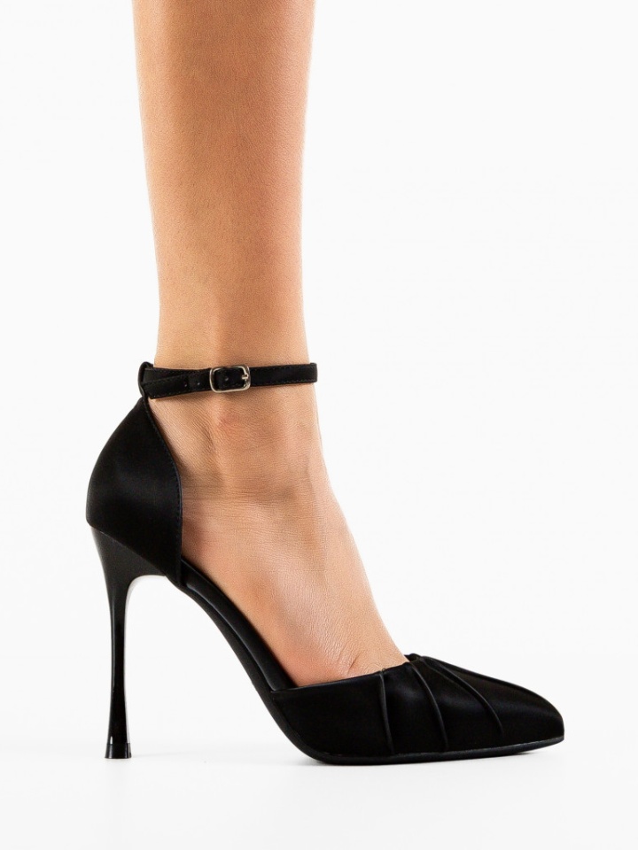 Pantofi cu toc Clay Negri