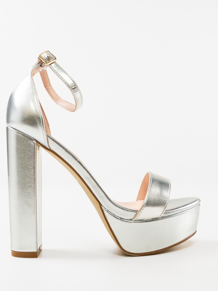 Sandale cu toc Reich Negre