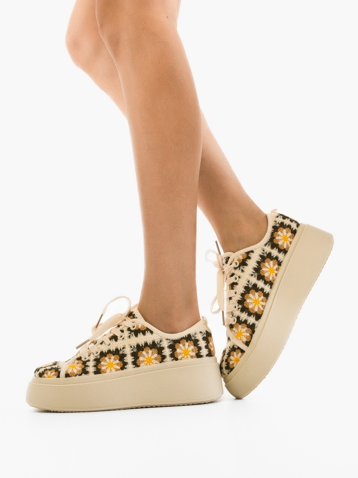 Sneakers dama Maxima Bej