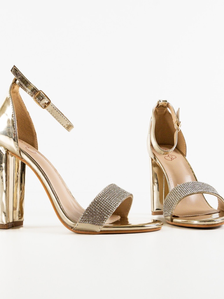 Sandale cu toc Peppe Fuchsia