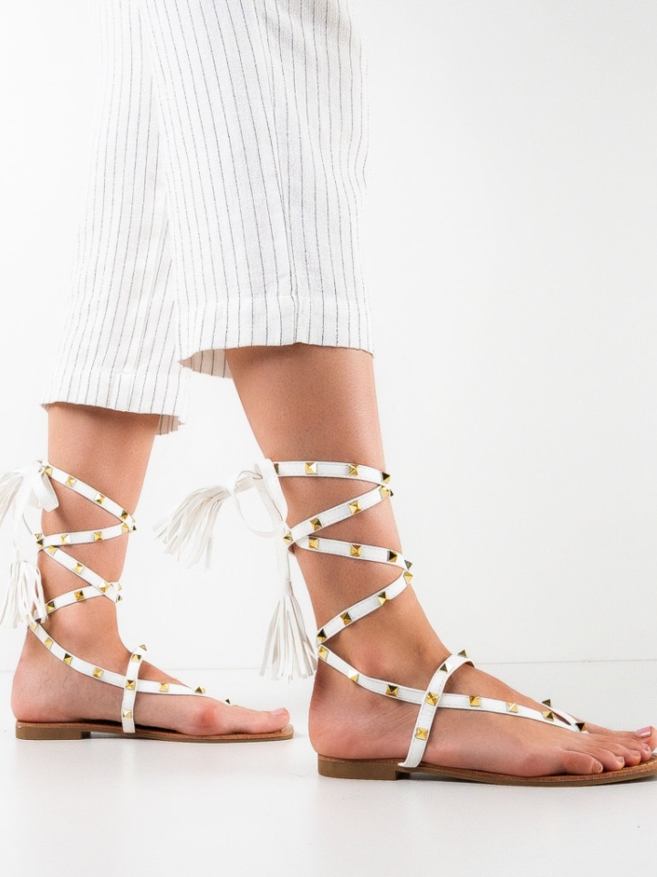 Sandale dama Precious Albe