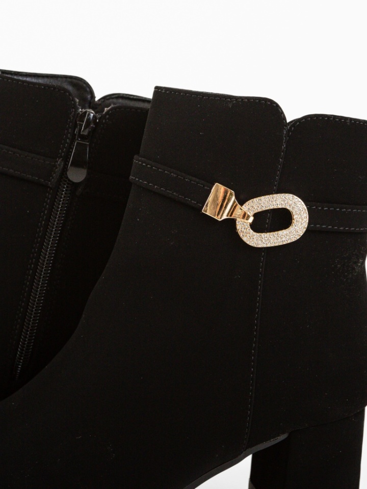 Botine dama Greza Negre