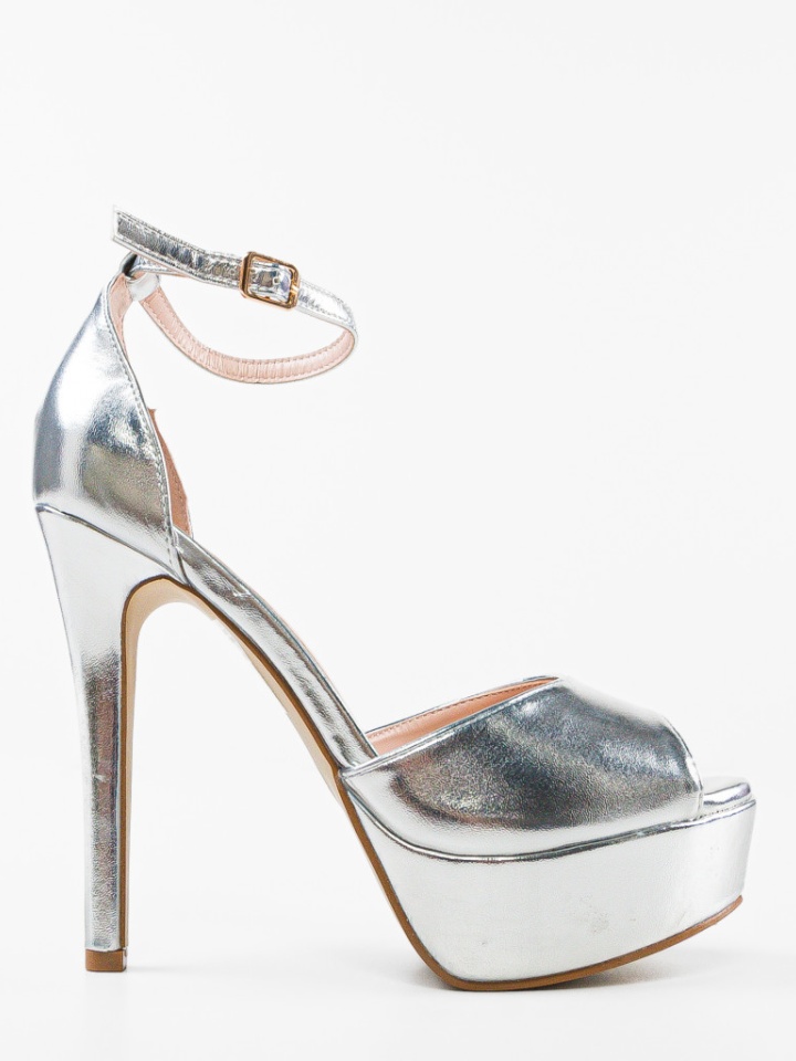 Sandale cu toc Remiel Negre