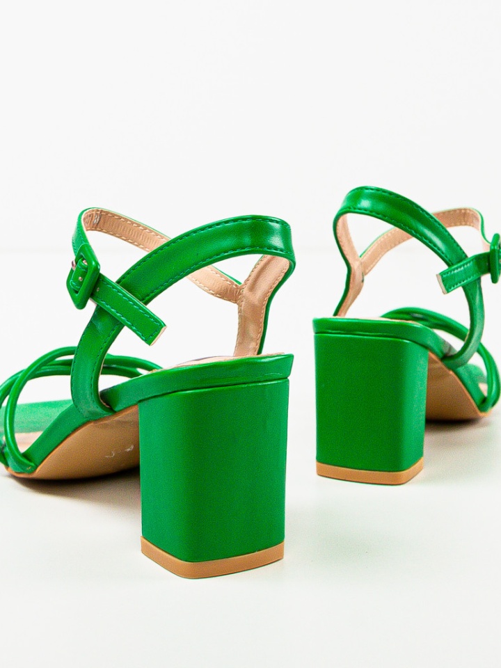 Sandale cu toc Mpho Verzi