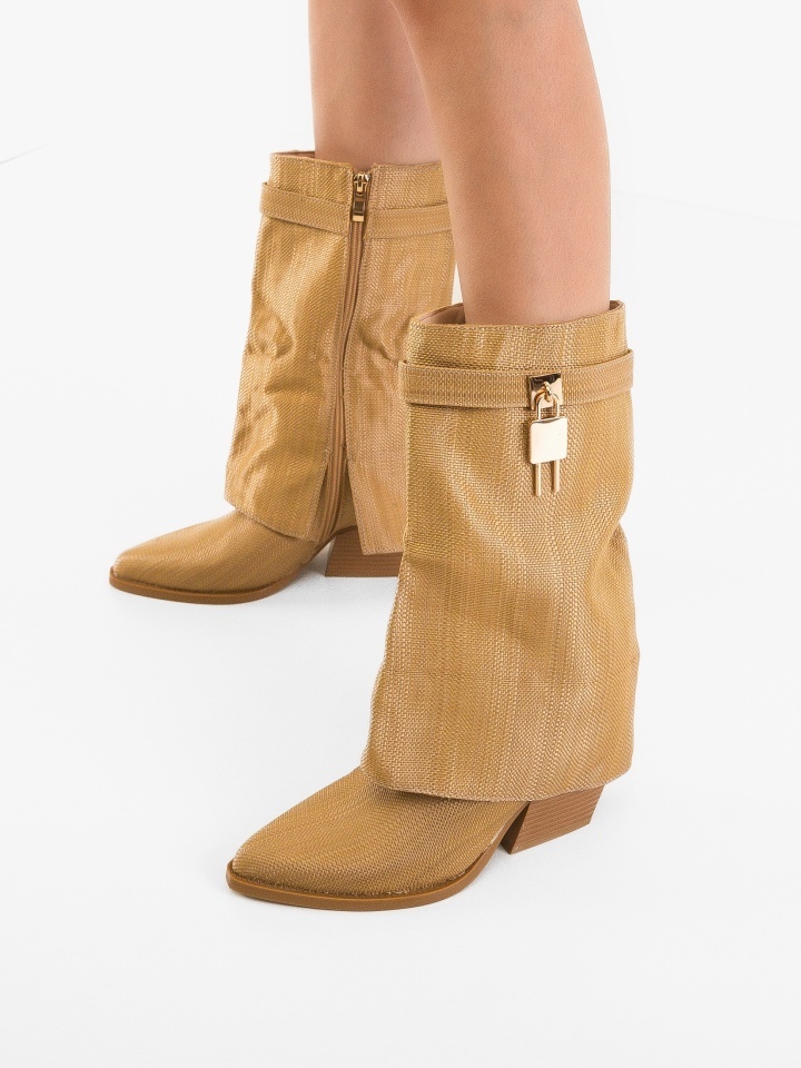 Botine dama Raffa Bej