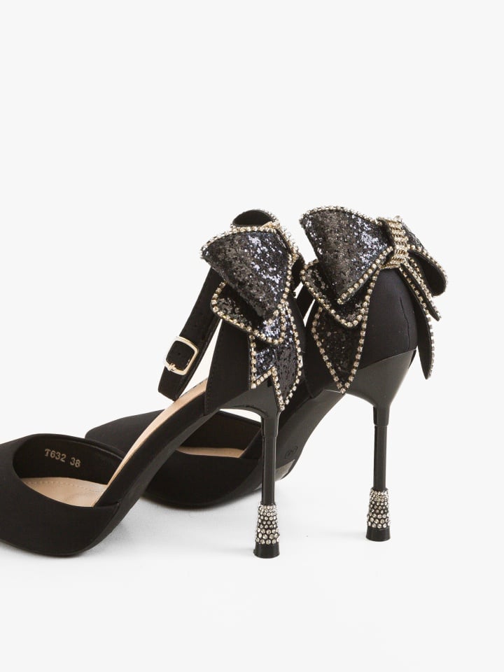 Pantofi cu toc Ozkale Argintii