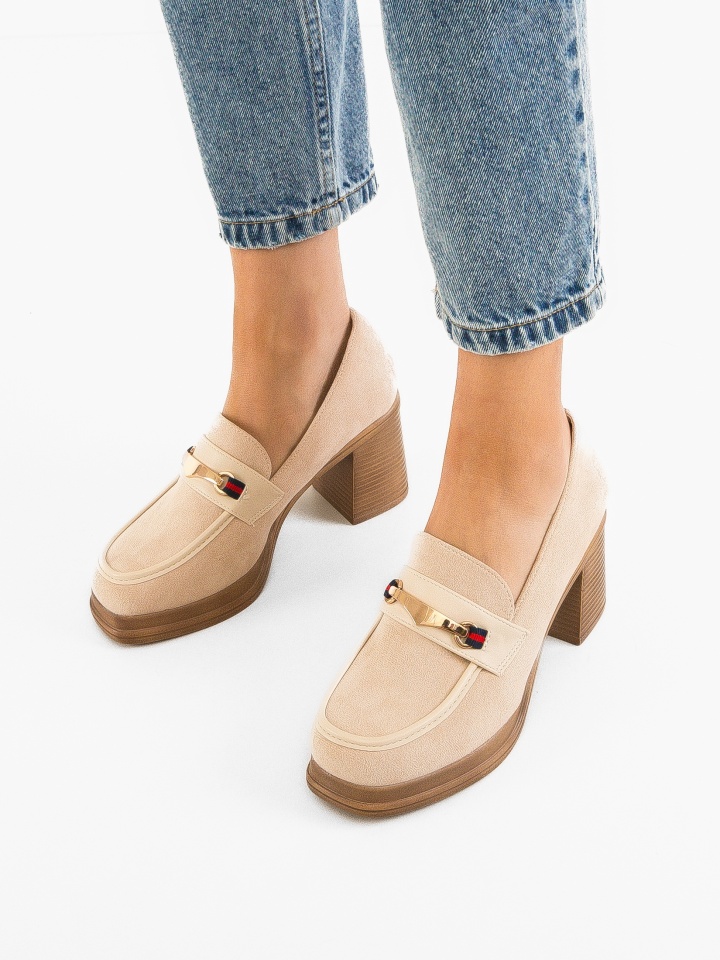 Pantofi dama Tamlan Bej