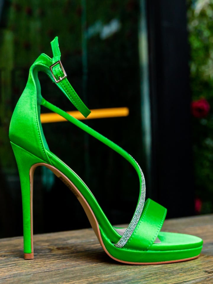 Sandale cu toc Sarai Verzi