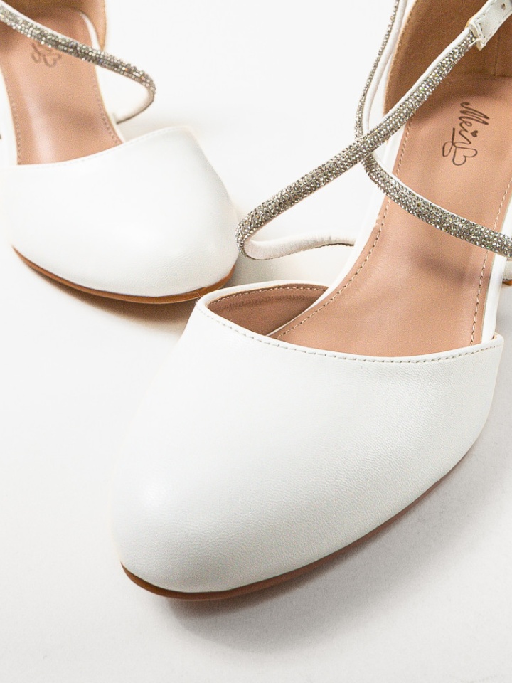 Pantofi dama Plikam Albi