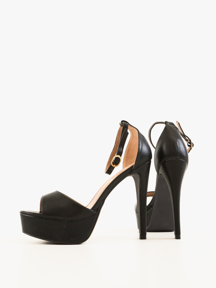 Sandale cu toc Donna Nude