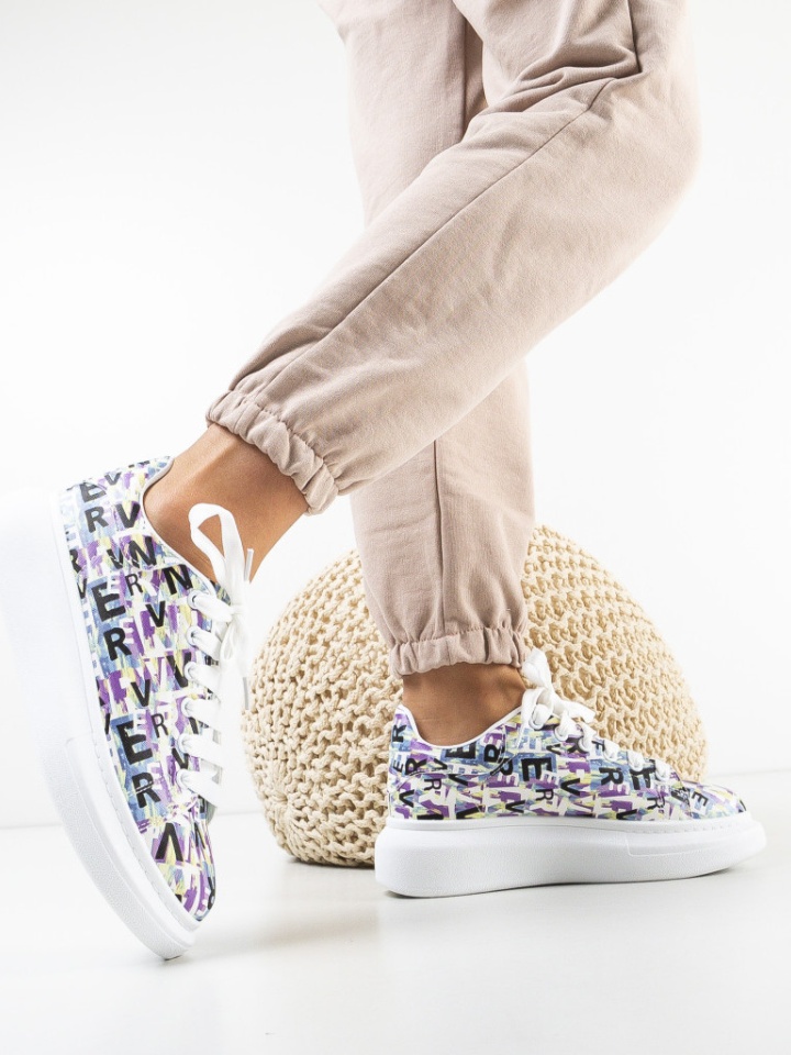 Pantofi Sport Alfabet Mov