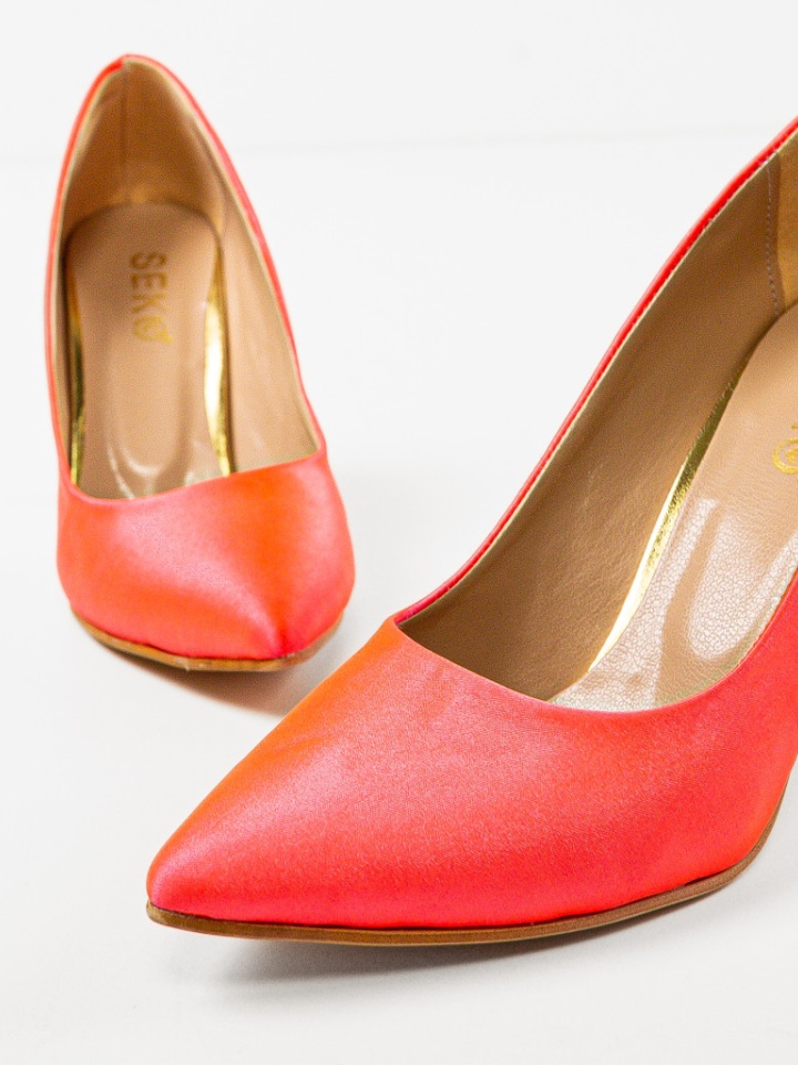 Pantofi cu toc Reaz Fuchsia