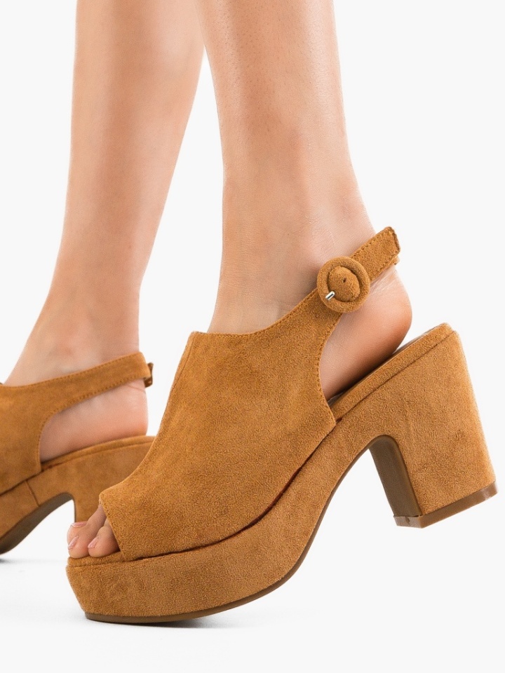 Sandale cu toc Yousuf Negre