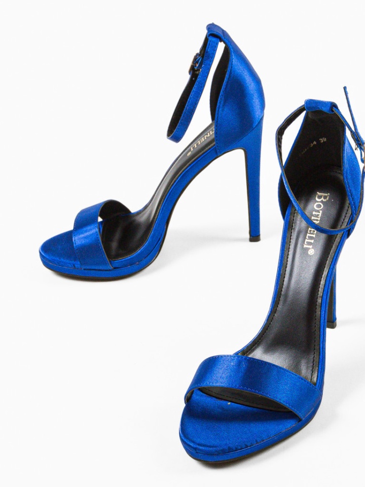 Sandale cu toc Doka Bej