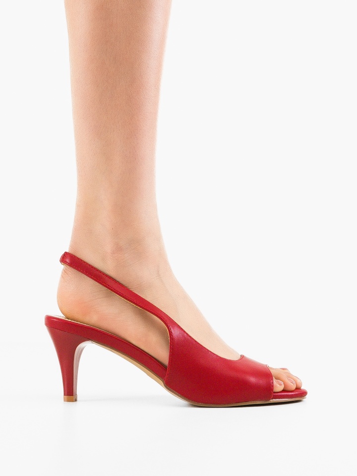 Sandale cu toc Gergy Negri