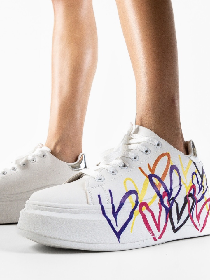 Sneakers dama Argentina Argintii