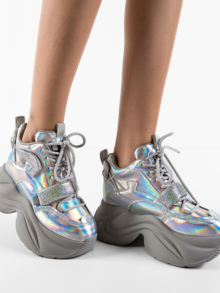 Sneakers dama Bogota Argintii