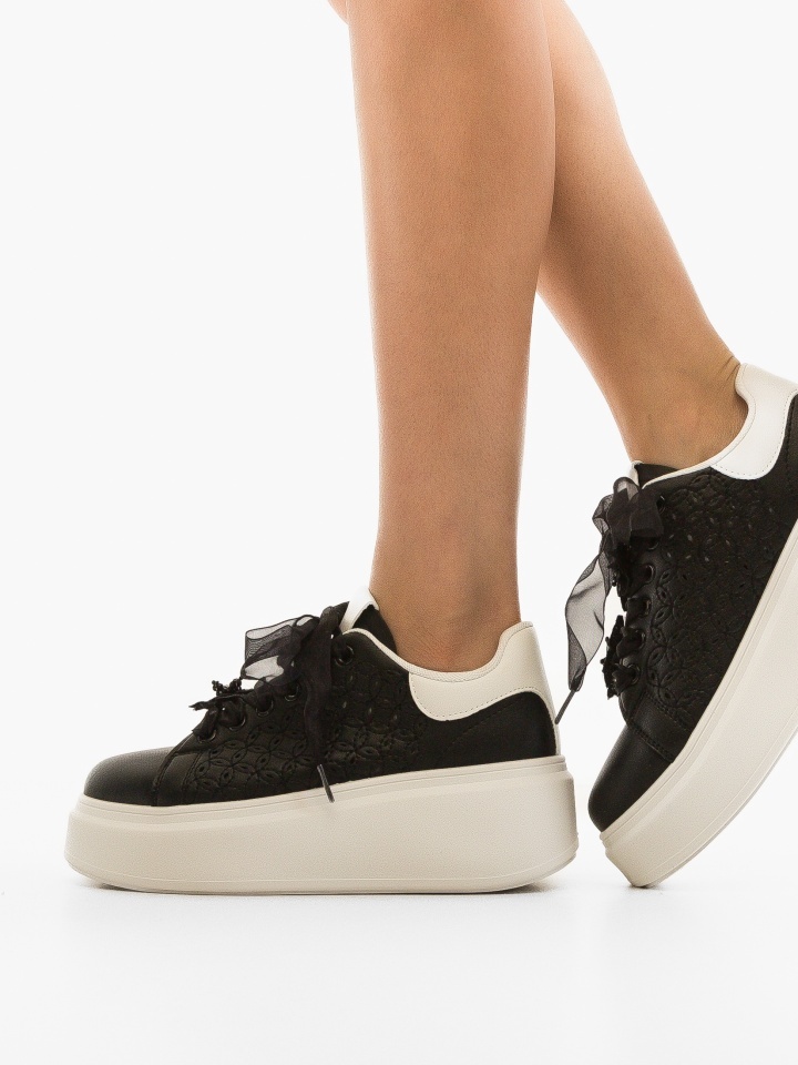 Sneakers dama Diflor Negri