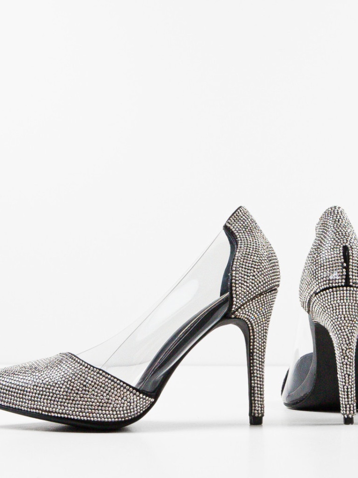 Pantofi dama Kara Argintii