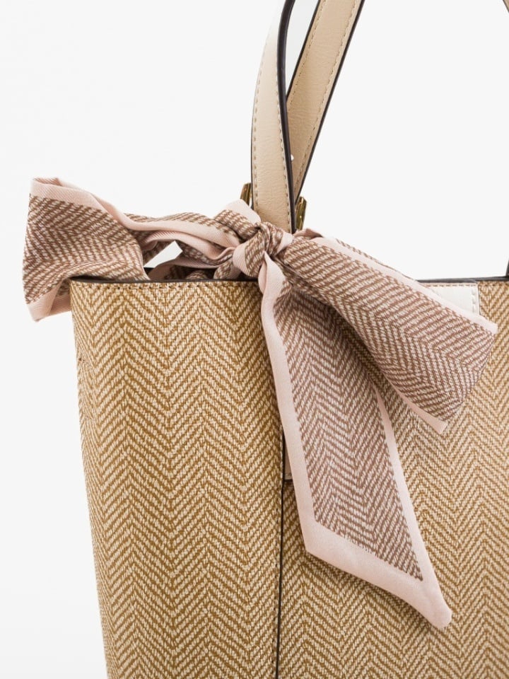 Geanta dama de mana Palmare Bej