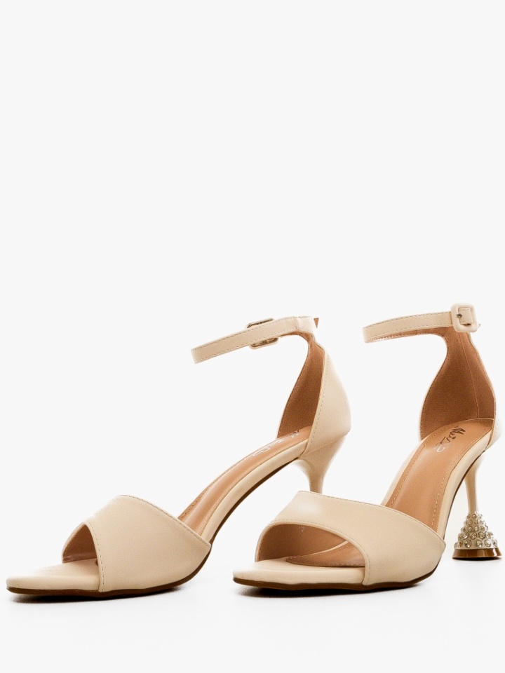 Sandale cu toc Merkato Negre