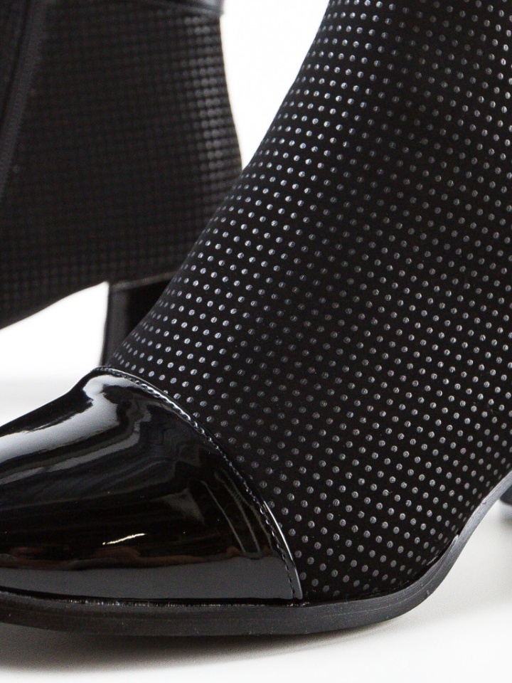 Botine dama Precious Negre