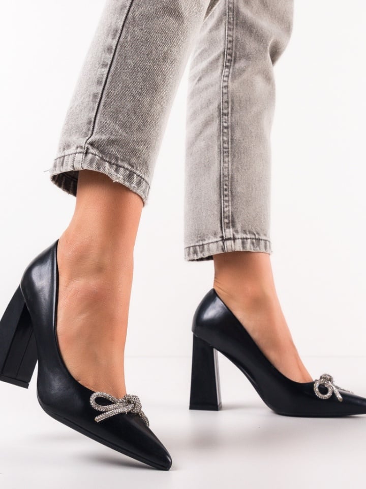 Pantofi dama Dark Argintii