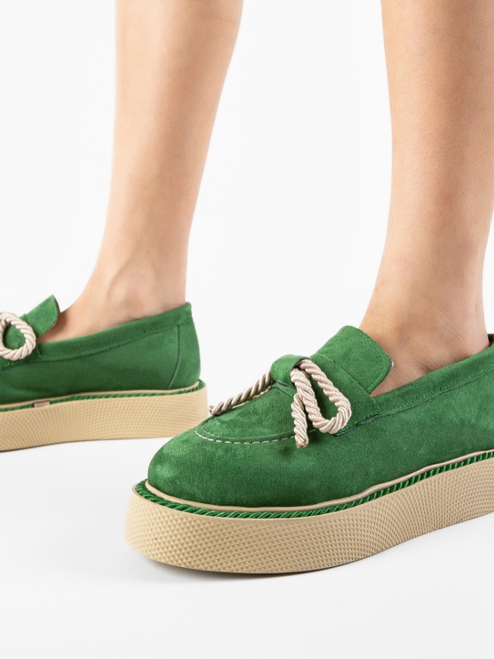 Pantofi Casual Leskus Verzi