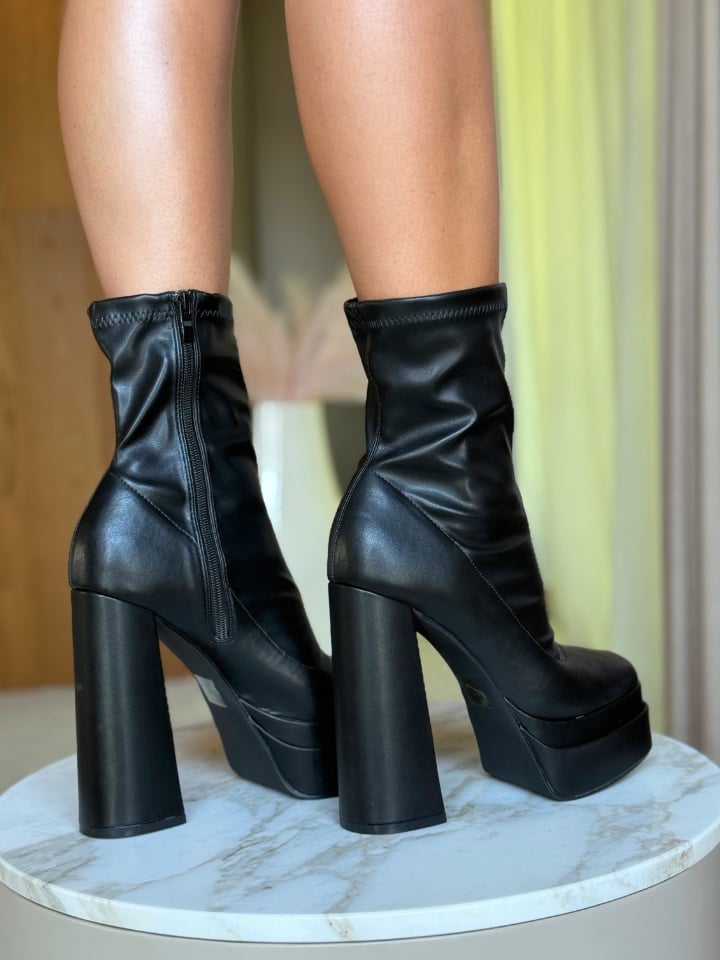 Botine dama Platouy Negre