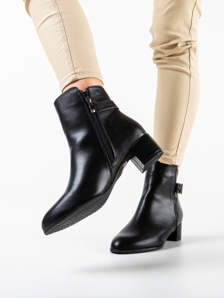 Botine dama Rugaj Negre