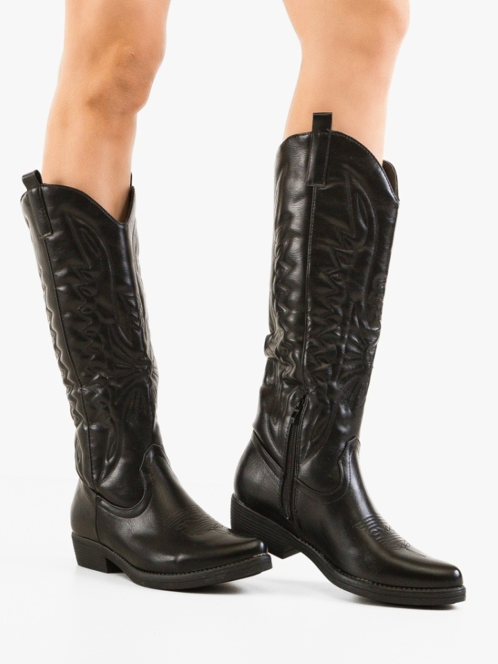 Cizme dama Casp Negre