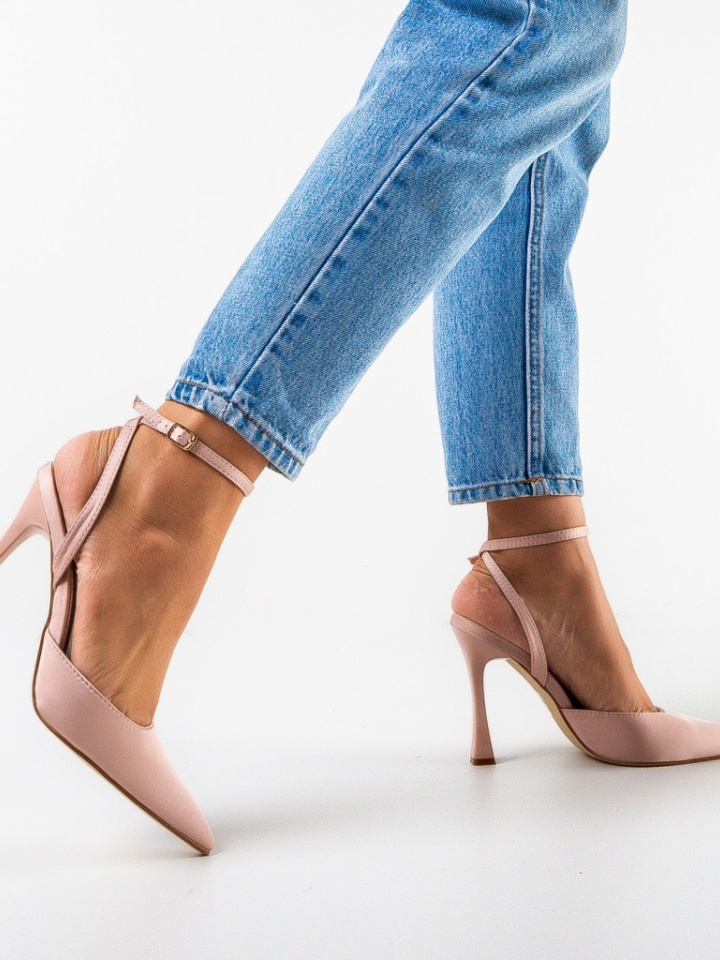 Pantofi cu toc Lizor Fuchsia