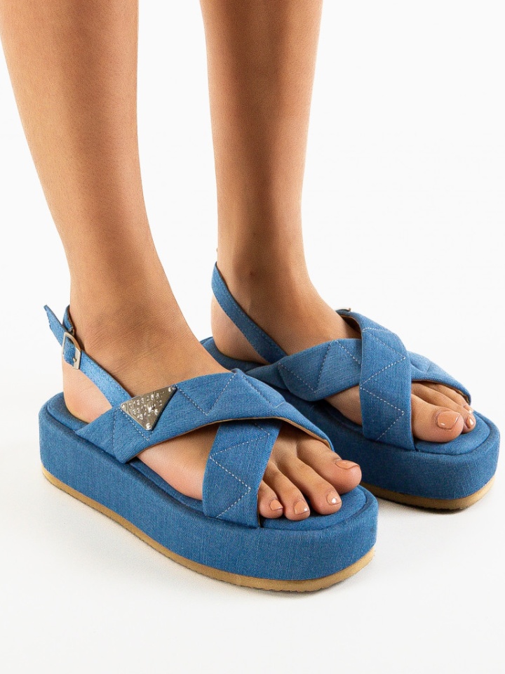 Sandale dama Ziggy Albastre 2